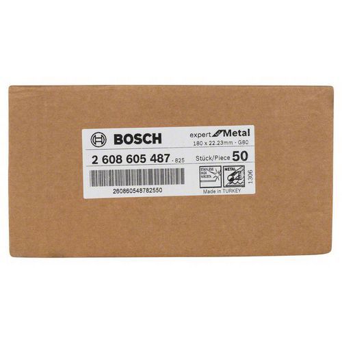 Fiberschuurschijf R444 - Best for Metal - EN 13743 - Bosch - Manutan.nl