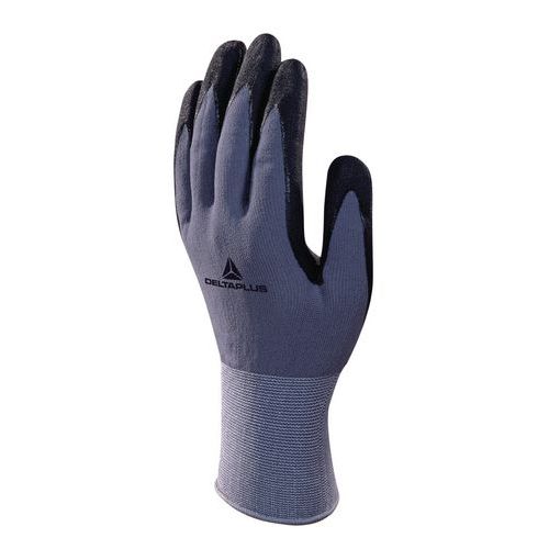 Handschoen gebreid polyamide spandex palm nitril/PU VE726