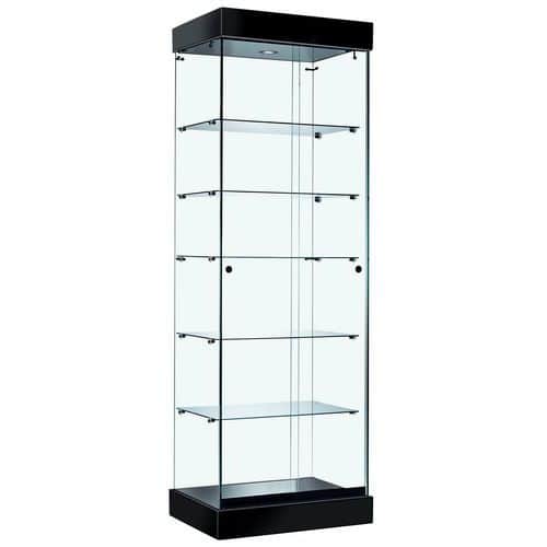 Vitrine ASF met LED-verlichting - Zwart