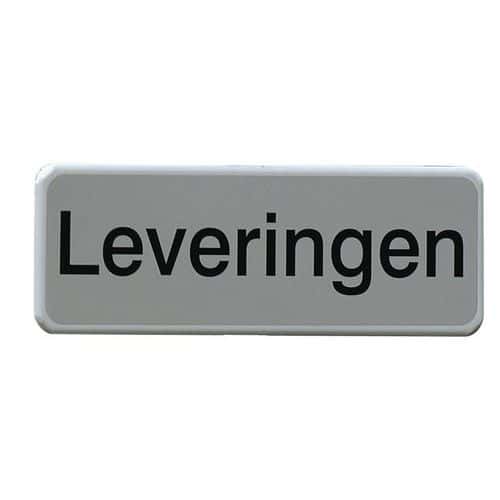 Informatiebord 60 x 20 cm - Leveringen