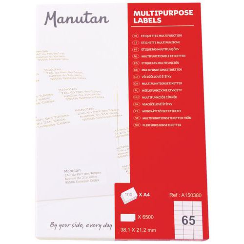 Multifunctionele etiketten - Manutan