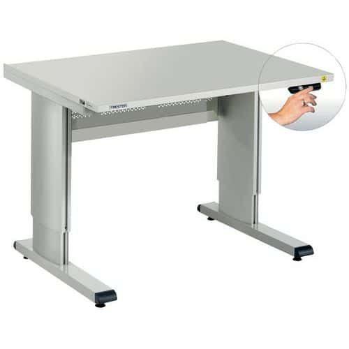 Antistatische en verstelbare werkbank WB - Breedte 180 cm