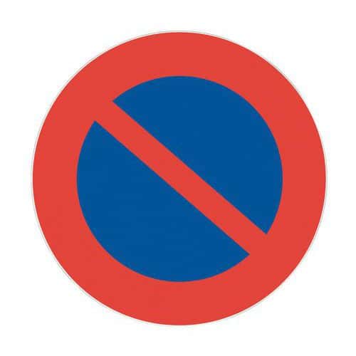 Panneau d'interdiction - Stationnement interdit - Adhésif