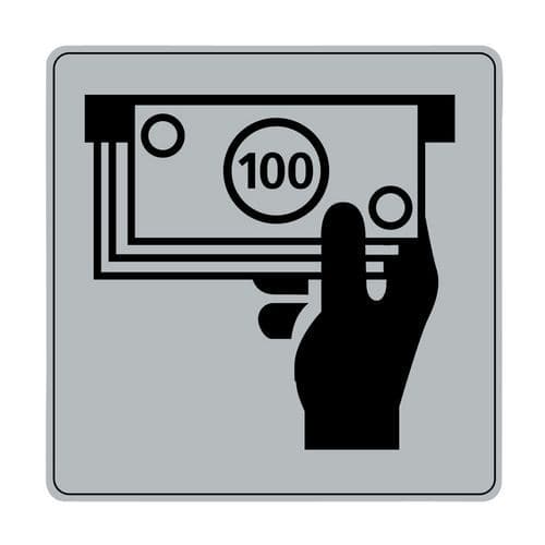 Pictogram van polystyreen ISO 7001 - Dispenser