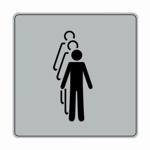 Pictogram van polystyreen ISO 7001 - Hier melden