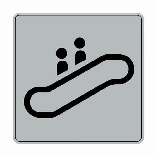 Pictogram van polystyreen ISO 7001 - Roltrap