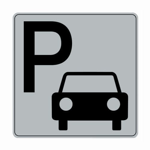 Pictogram van polystyreen ISO 7001 - Parkeerplaats