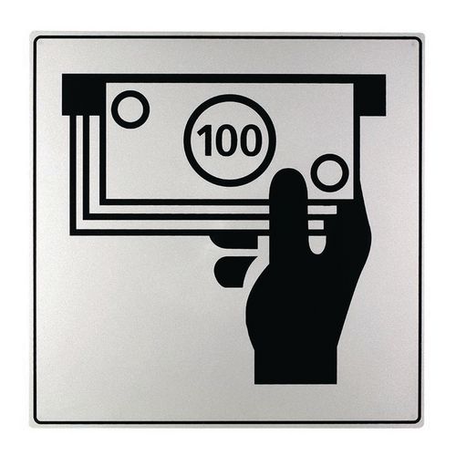 Pictogram van polystyreen ISO 7001 - Dispenser