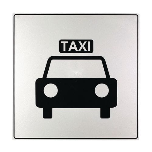 Pictogram van polystyreen ISO 7001 - Taxi