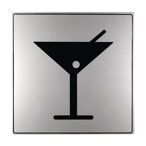 Pictogram van polystyreen ISO 7001 - Bar