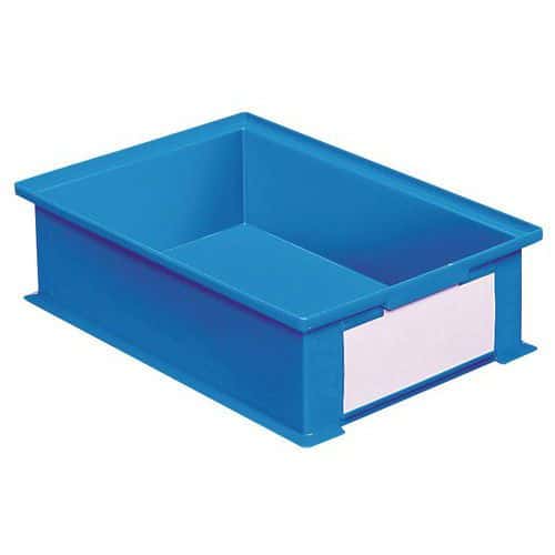 Stapelbare bak - blauw - lengte 200 tot 630 mm - 3,6 tot 85 liter