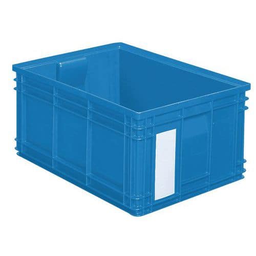 Stapelbare bak - blauw - lengte 200 tot 630 mm - 3,6 tot 85 liter