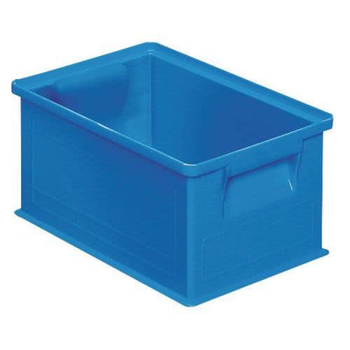 Stapelbare bak - blauw - lengte 200 tot 630 mm - 3,6 tot 85 liter