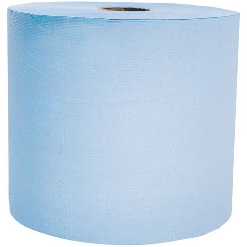 Industriële poetsrol blauw - 800 vellen - Set van 2 - Manutan