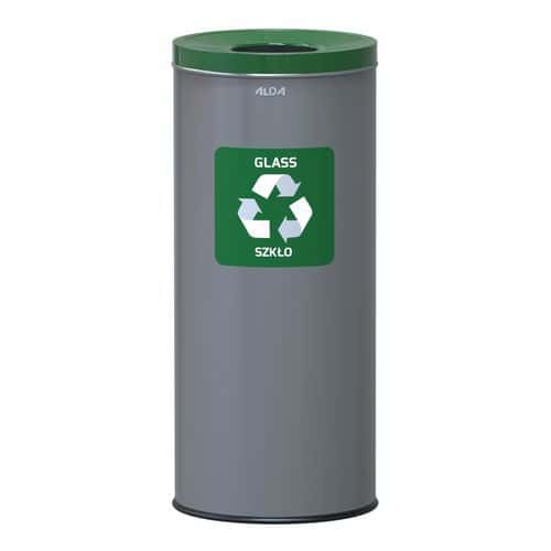 Metalen afvalbak voor binnen Prestige EKO voor recycling 45 l