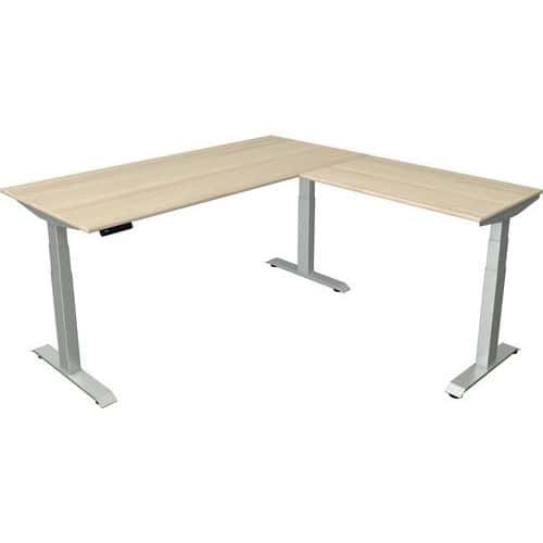 Zit/sta bureau Move 4 new, elektrisch, B180xD80cm+add on 100x60cm