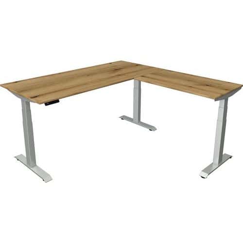 Zit/sta bureau Move 4 new, elektrisch, B180xD80cm+add on 100x60cm