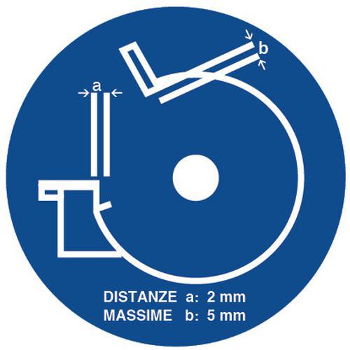 Gebodsbord - Steun controleren - Aluminium