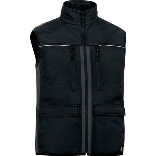 Vest, mouwloos van Softshell Polyamide/polyester