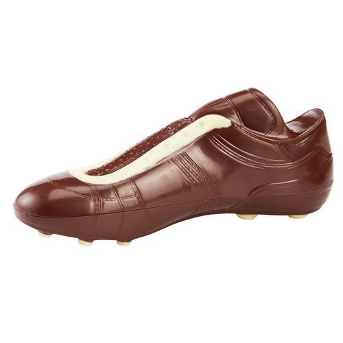 Vorm voor chocolaatjes in voetbalschoen