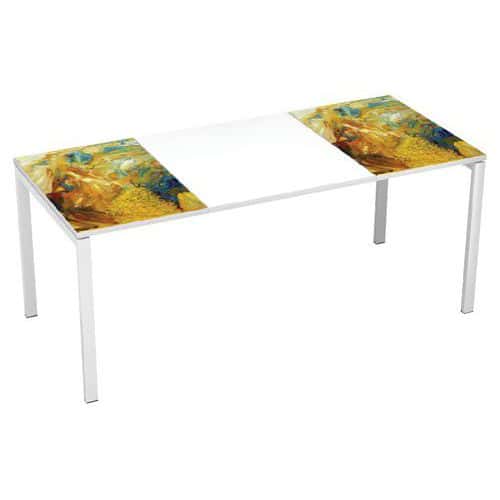 Recht bureau 180x80cm met blad Décor Easy Office - Manutan