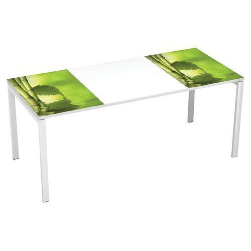 Recht bureau 180x80cm met blad Décor Easy Office - Manutan