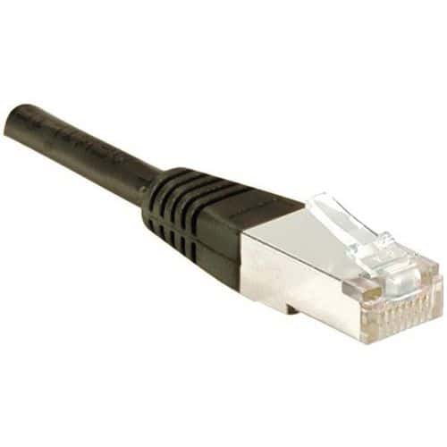 Netwerkkabel RJ45 CAT 5e F/UTP zwart 0.5 m