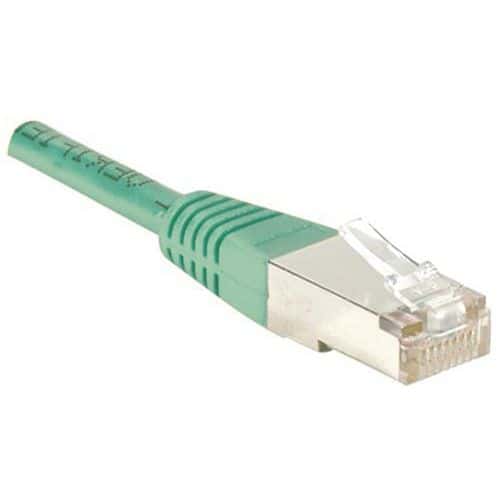 Netwerkkabel RJ45 CAT 5e F/UTP groen 0.5 m