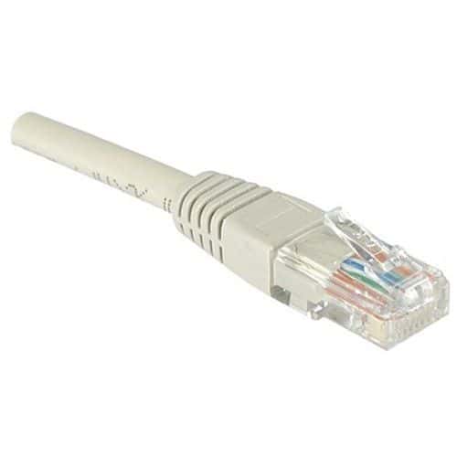 Netwerkkabel RJ45 CAT 5e U/UTP grijs 20 m