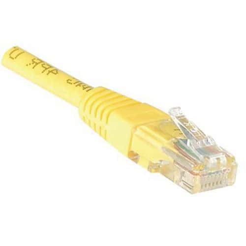 Netwerkkabel RJ45 CAT 5e U/UTP geel 20 m