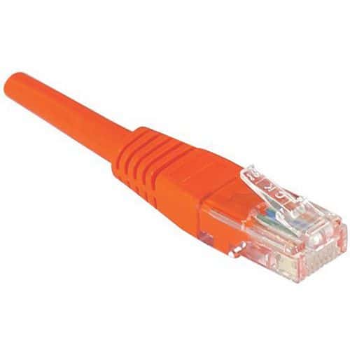 Netwerkkabel RJ45 CAT 5e U/UTP rood 0.5 m