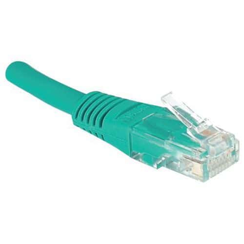 Netwerkkabel RJ45 CAT 5e U/UTP groen 20 m