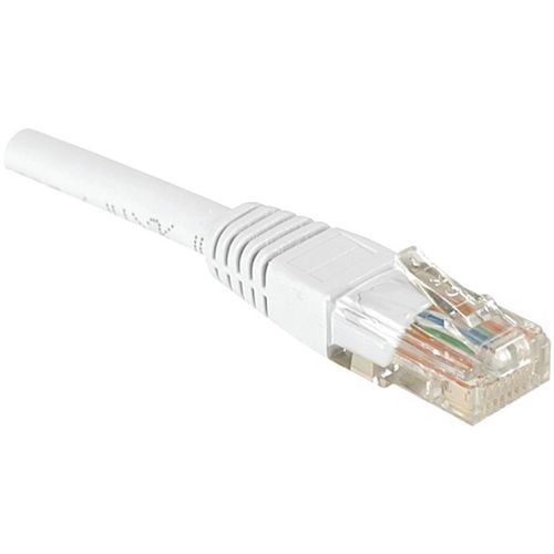 Netwerkkabel RJ45 CAT 6 U/UTP wit 0.5 m