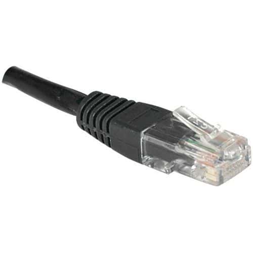 Netwerkkabel RJ45 CAT 6 U/UTP zwart 3 m