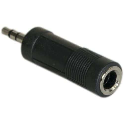 Adapter jack 6.35 naar jack 3.5 mm