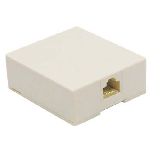 Wanddoos 1 poort RJ45 kabelverbinding