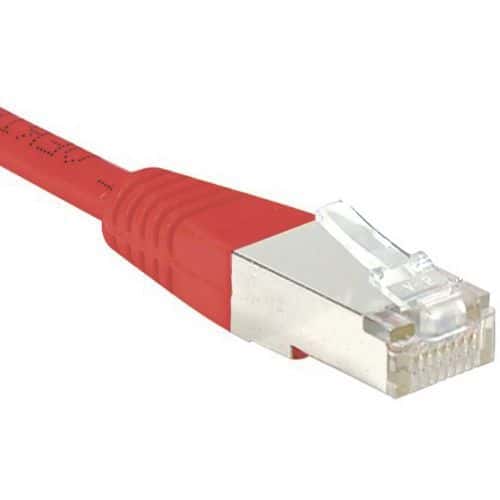 Netwerkkabel budget RJ45 CAT 5e F/UTP rood 5 m