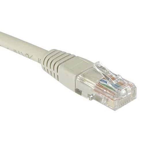 Netwerkkabel budget RJ45 CAT 5e U/UTP grijs 20 m