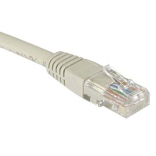 Netwerkkabel budget RJ45 CAT 5e U/UTP grijs 5 m