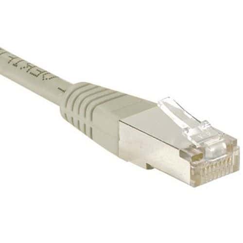 Netwerkkabel budget RJ45 CAT 6 F/UTP grijs 25 m