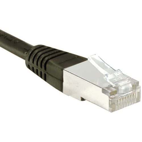 Netwerkkabel budget RJ45 CAT 6 F/UTP zwart 10 m