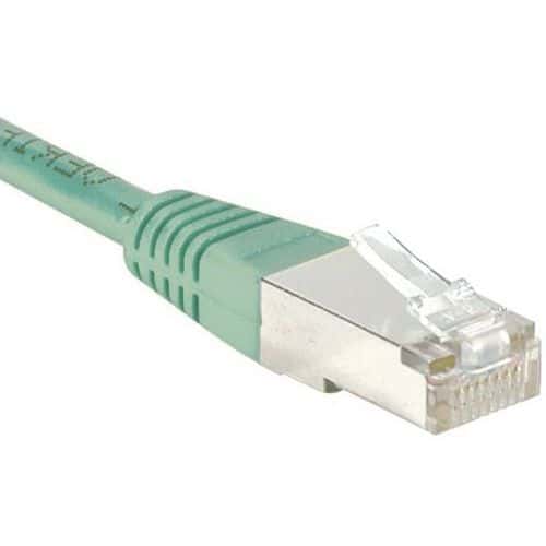 Netwerkkabel budget RJ45 CAT 6 F/UTP groen 0.5 m