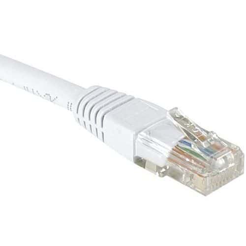 Netwerkkabel budget RJ45 CAT 6 U/UTP wit 15 m