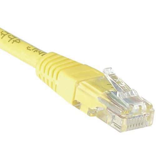 Netwerkkabel budget RJ45 CAT 6 U/UTP geel 2 m