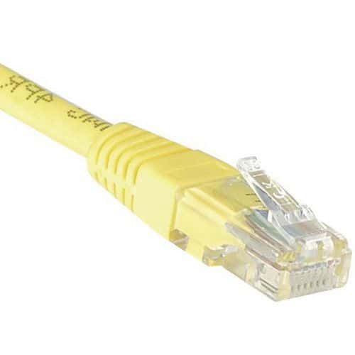 Netwerkkabel budget RJ45 CAT 6 U/UTP geel 20 m