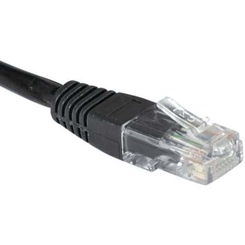 Netwerkkabel budget RJ45 CAT 6 U/UTP zwart 10 m