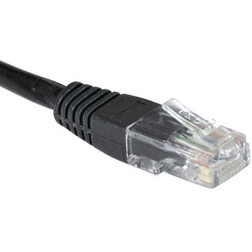 Netwerkkabel budget RJ45 CAT 6 U/UTP zwart 2 m