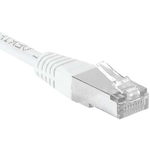 Netwerkkabel DEXLAN RJ45 CAT 6A F/UTP wit 1 M