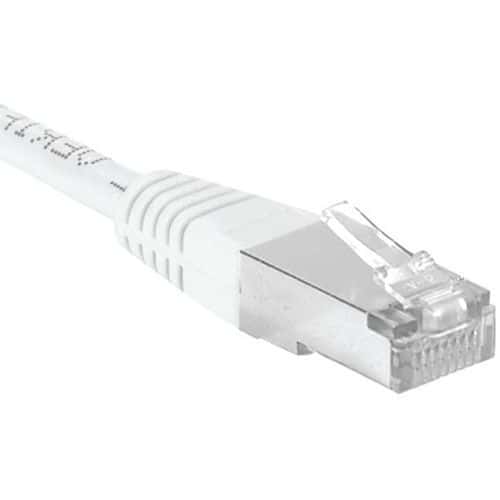 Netwerkkabel RJ45 - DEXLAN CAT 6A F/UTP wit - 3 meter