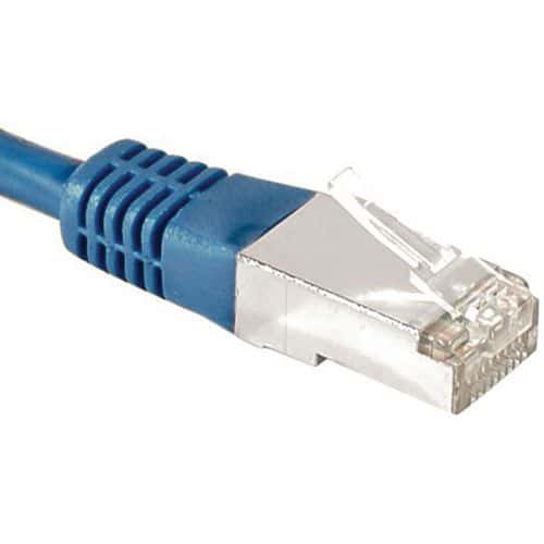 Netwerkkabel DEXLAN RJ45 CAT 6A F/UTP blauw 1 M